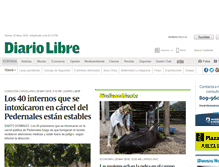 Tablet Screenshot of diariolibre.com