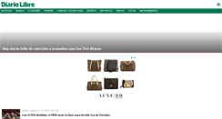 Desktop Screenshot of m.diariolibre.com