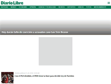 Tablet Screenshot of m.diariolibre.com